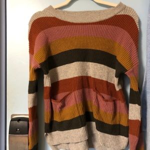 Madewell Striped Pocket Sweater